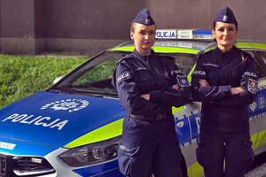 sierż. Inez Zborowska i st. post. Wioletta Charewicz