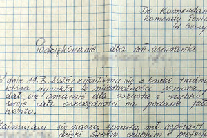 List z podziękowaniami