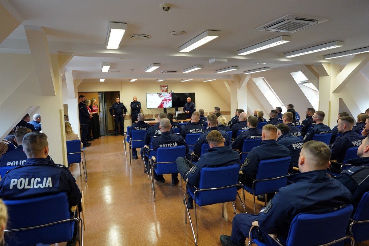 Uczestnicy akcji z DKMS