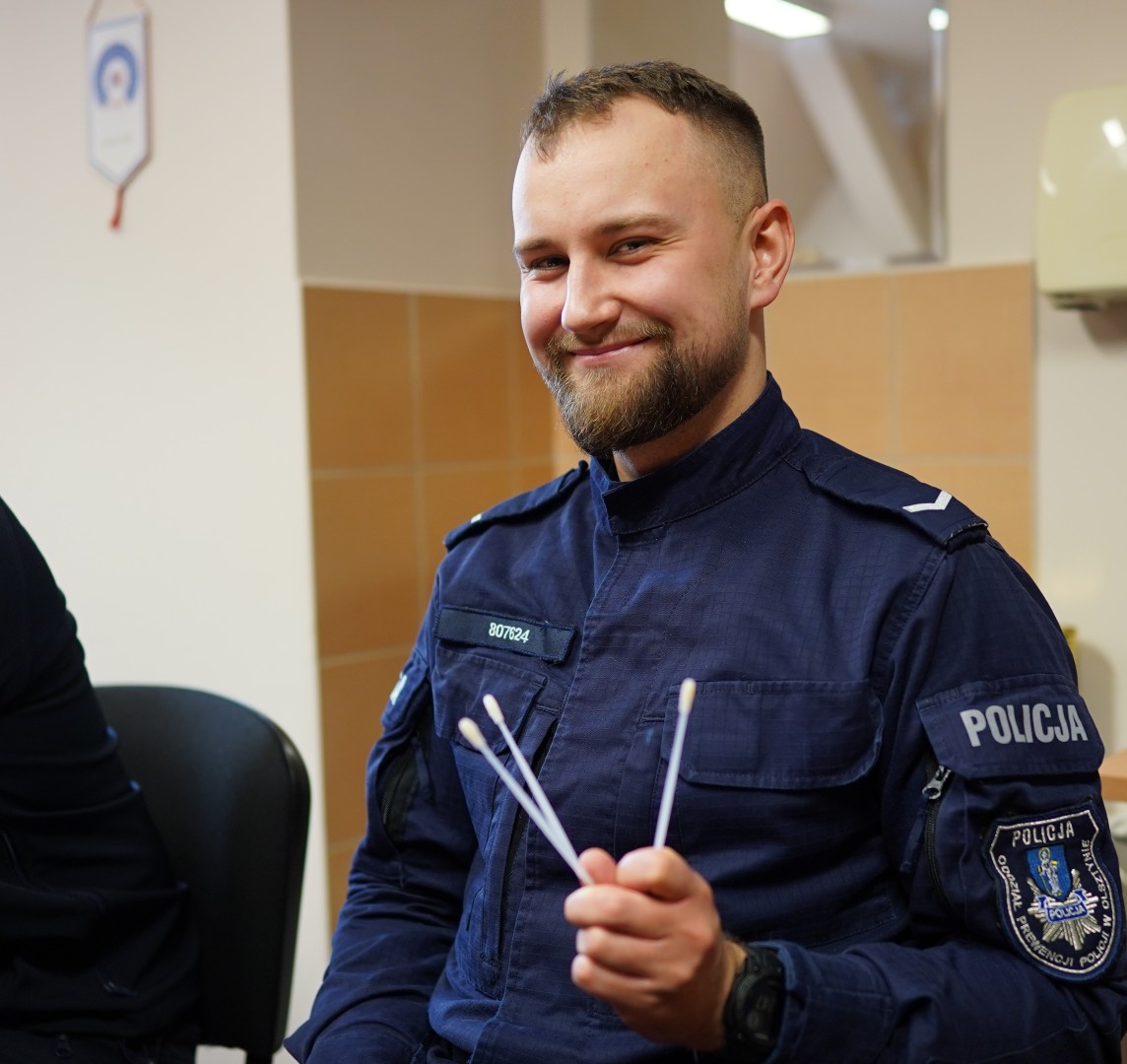 Uczestnicy akcji z DKMS