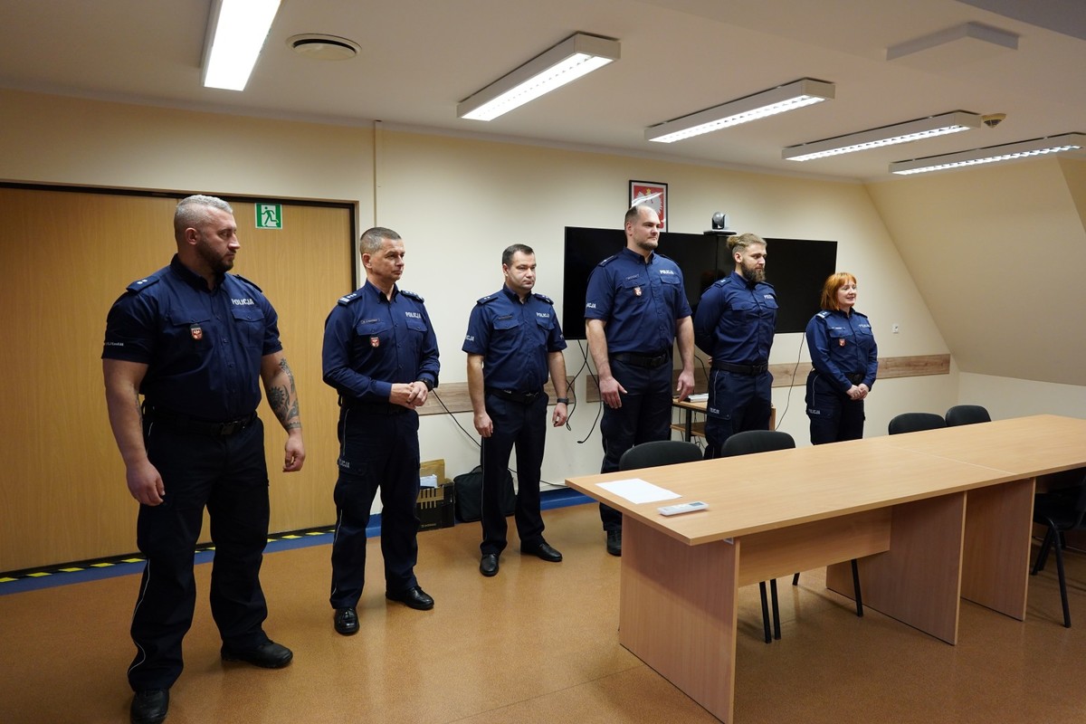 Uczestnicy zakończenia kursu