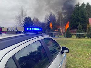 Służby na miejscu zdarzenia