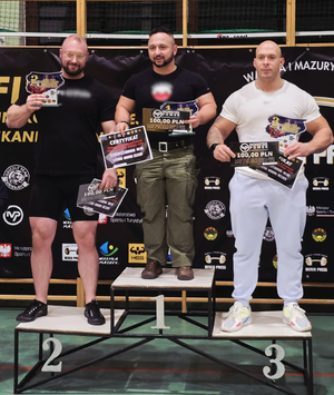 Uczestnicy na podium