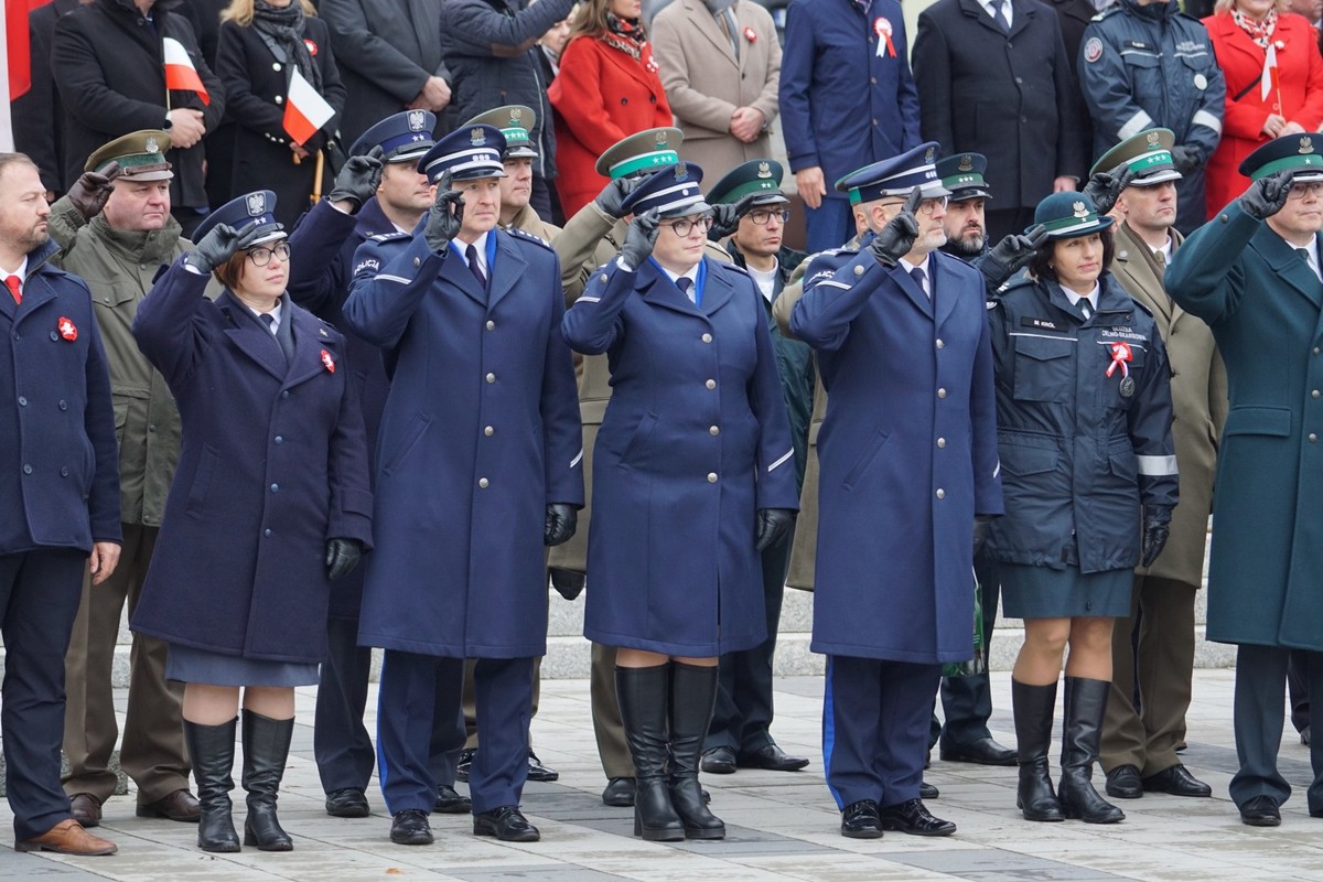 Uczestnicy uroczystości