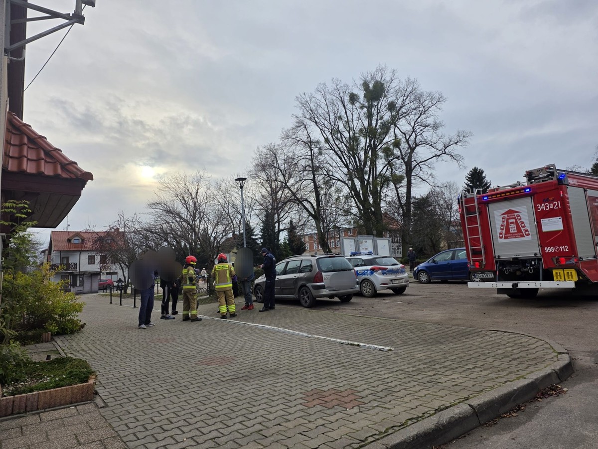 Służby podczas działań