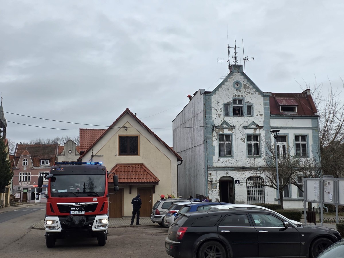 Służby podczas działań