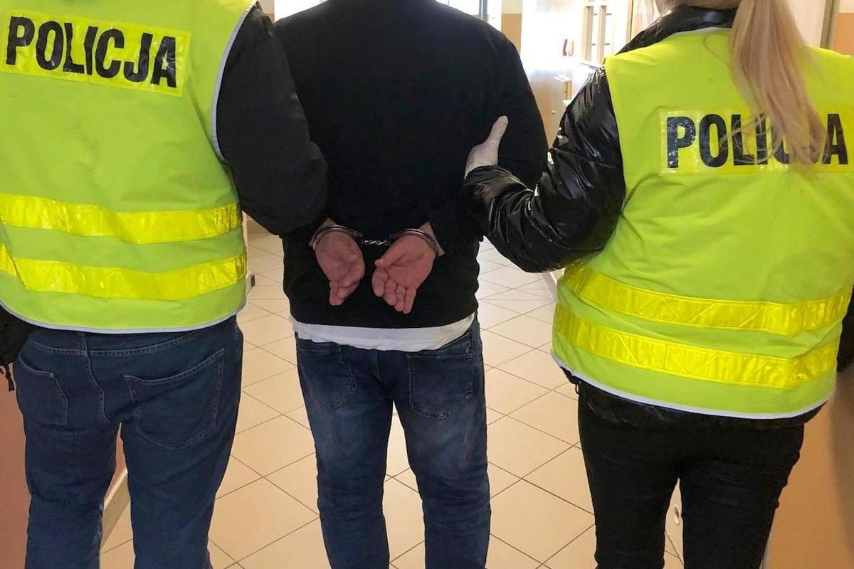 zatrzymany mężczyzna