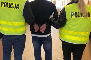 zatrzymany mężczyzna