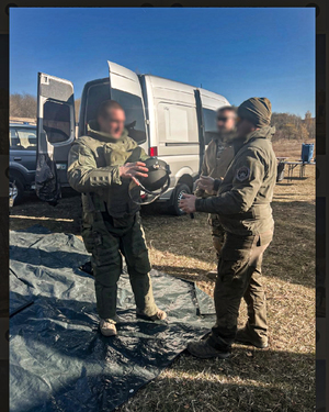 funkcjonariusze podczas szkolenia