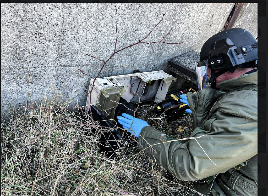 funkcjonariusze podczas szkolenia