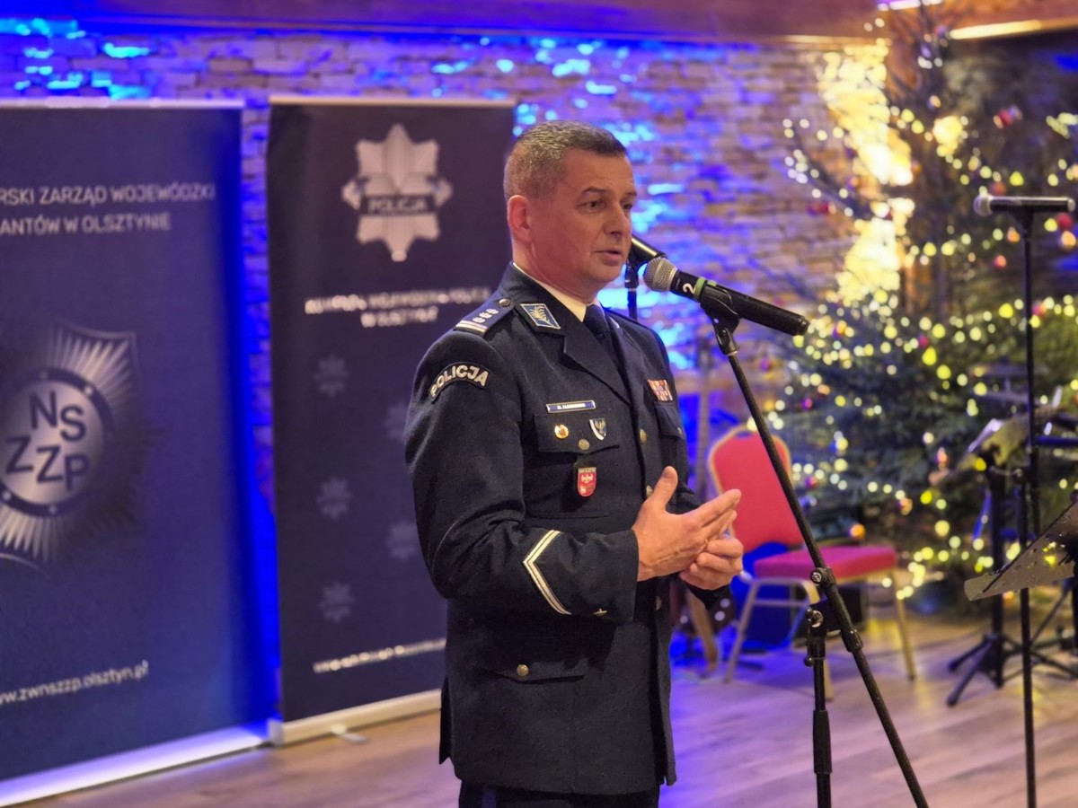 Uczestnicy spotkania wigilijnego