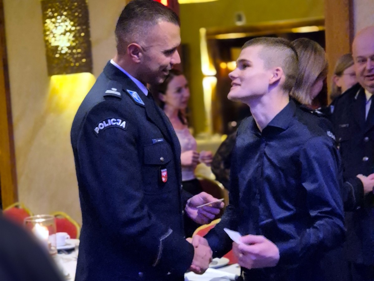 Uczestnicy spotkania wigilijnego