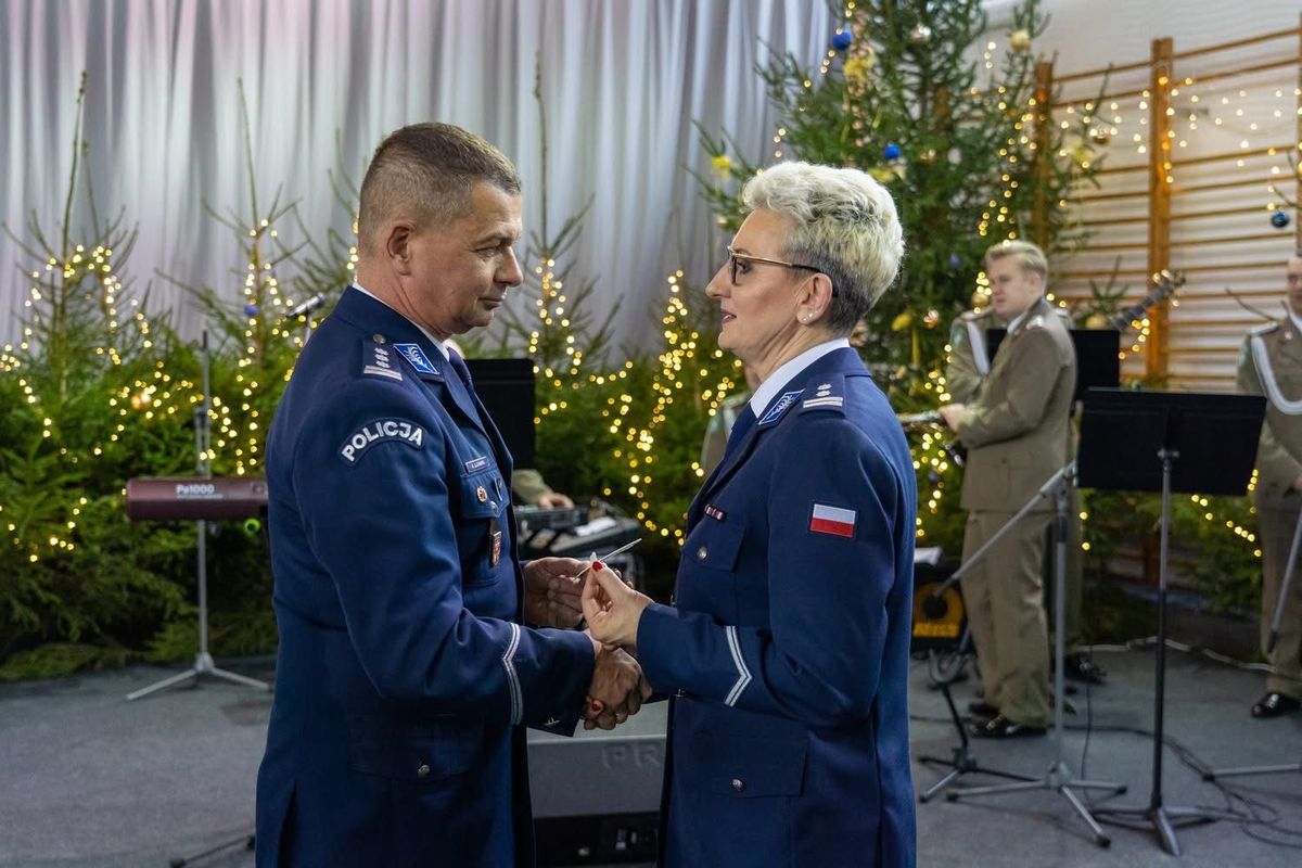 Uczestnicy spotkania wigilijnego