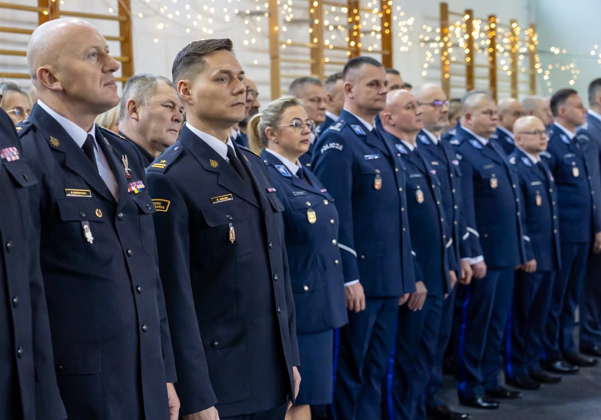 Uczestnicy spotkania wigilijnego