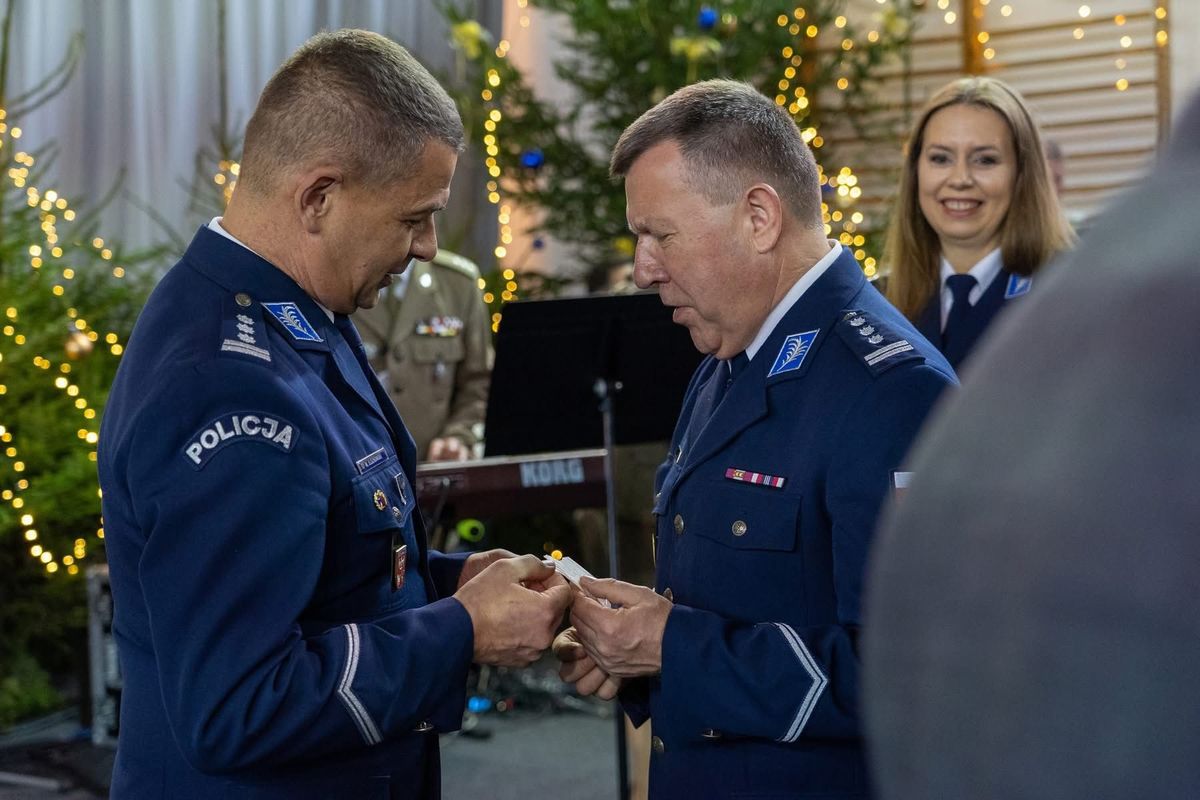 Uczestnicy spotkania wigilijnego