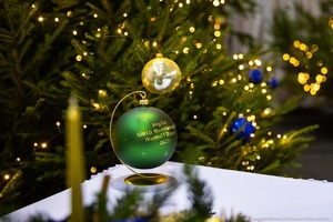 Uczestnicy spotkania wigilijnego