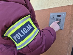 Fragment policjanta.