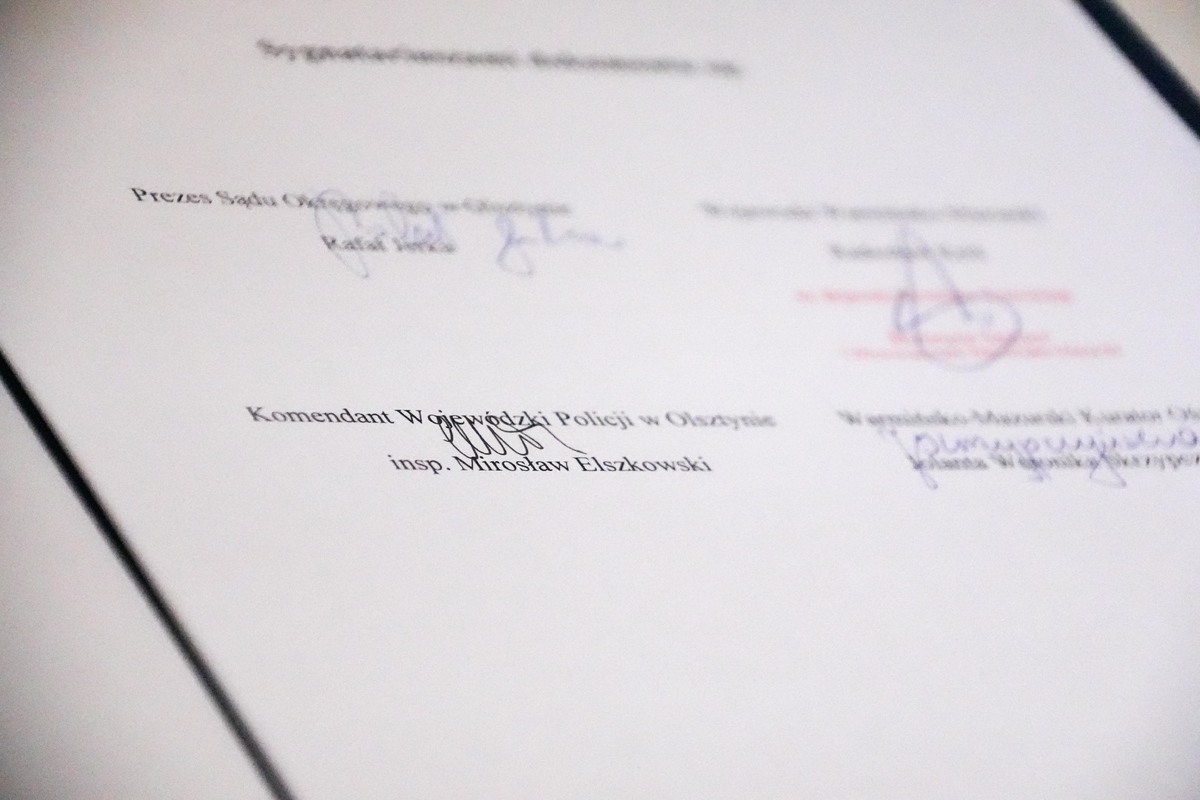 podpisane porozumienie