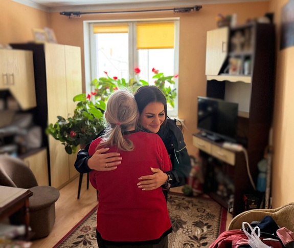 Policjantka i seniorka