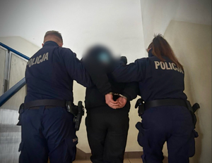 zatrzymany mężczyzna