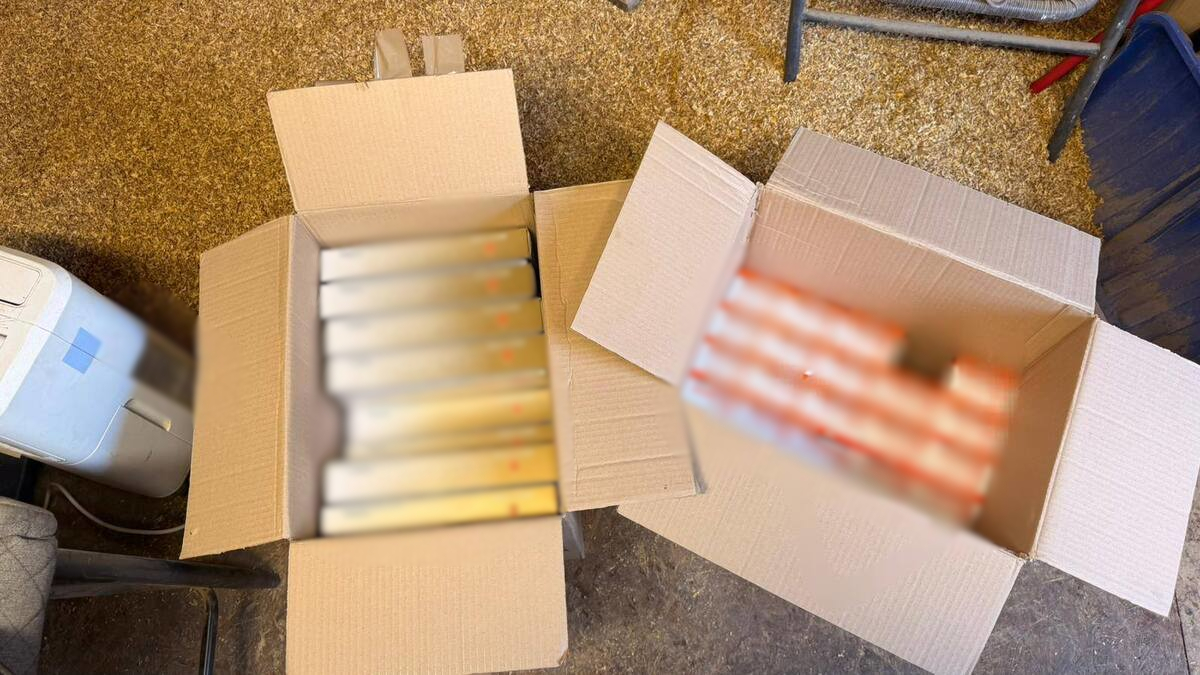 Zabezpieczone papierosy