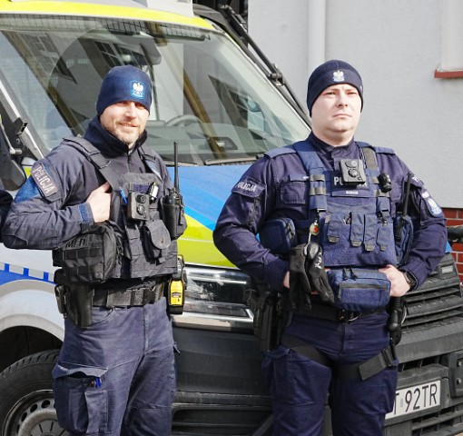 sierż. szt. Arkadiusz Cekała, post. Krystian Deptuła