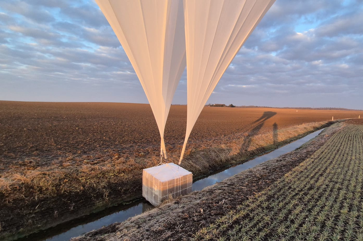 Znaleziony balon w powiecie bartoszyckim