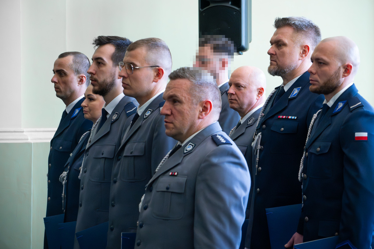 Wyróżnieni policjanci