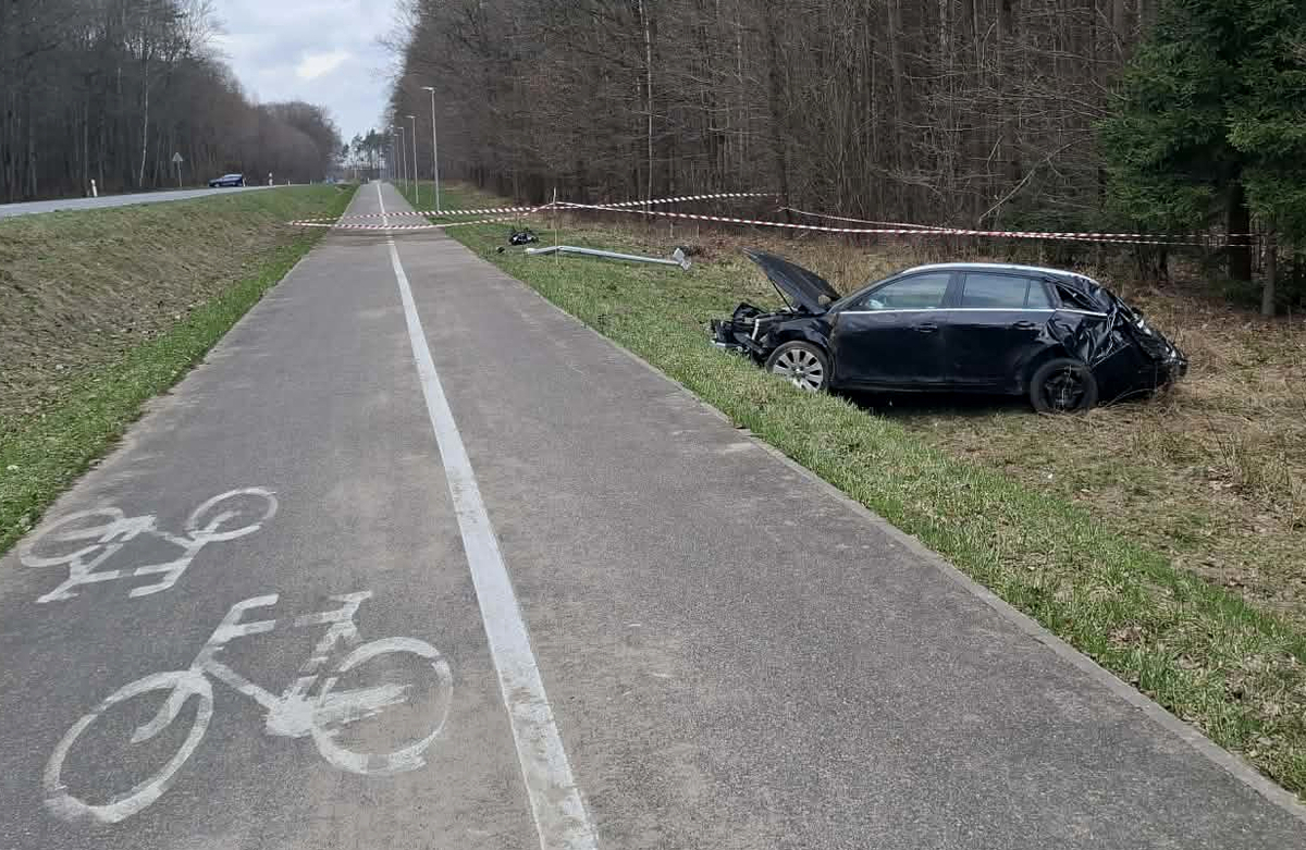 miejsce zdarzeń drogowych