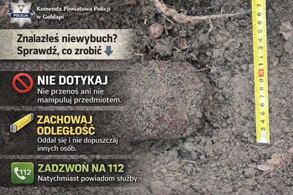 znaleziony niewybuch