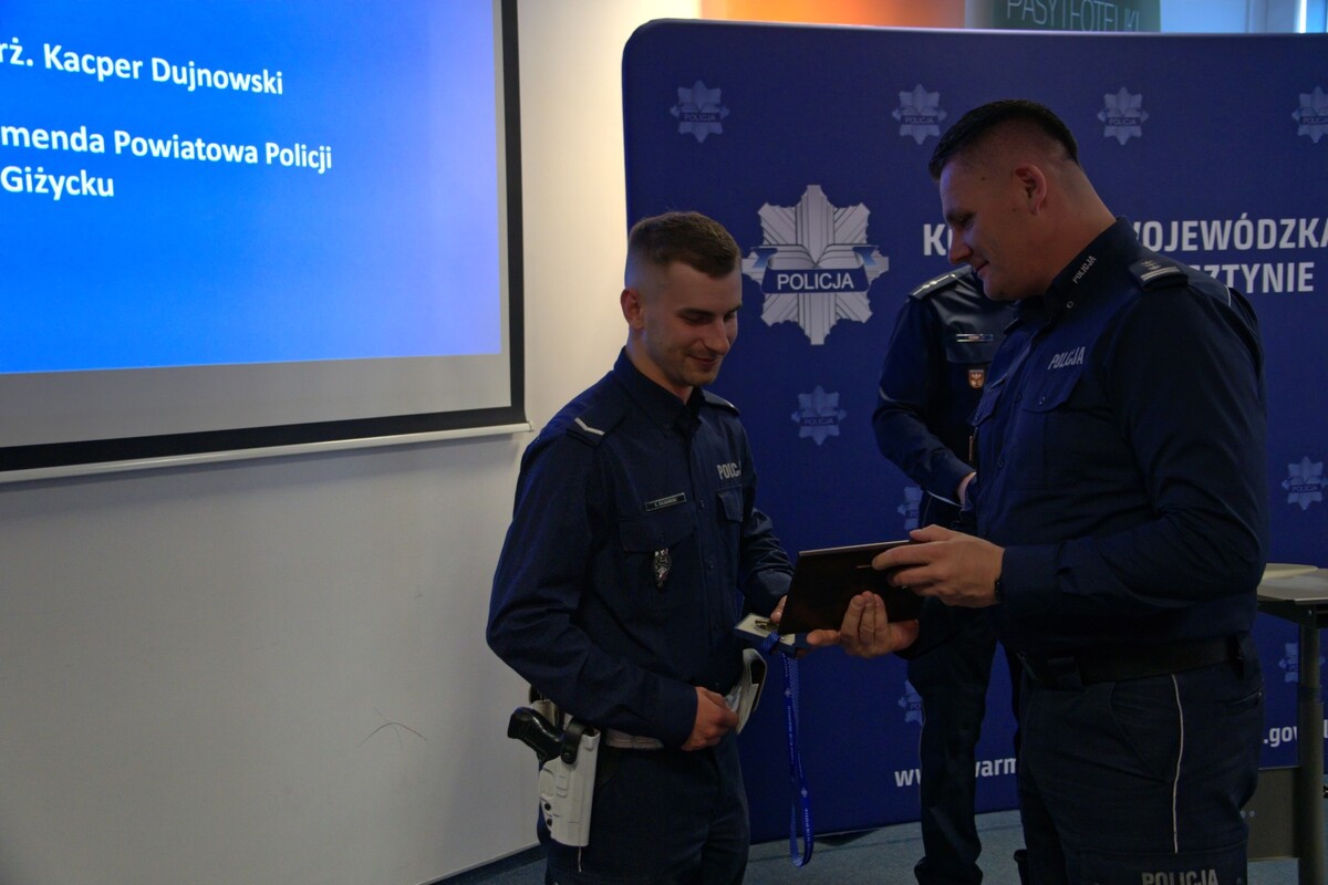 Kadry z poszczególnych konkurencji oraz uroczystego zakończenia wojewódzkich eliminacji do XXXVI edycji konkursu „Policjant Ruchu Drogowego”.