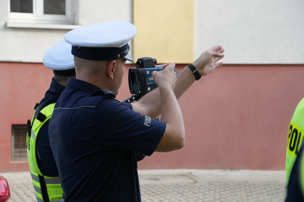 Policjanci podczas szkolenia