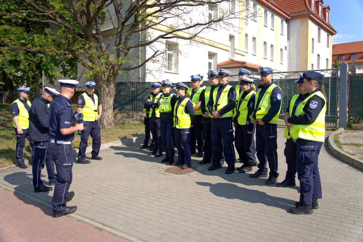 Policjanci podczas szkolenia