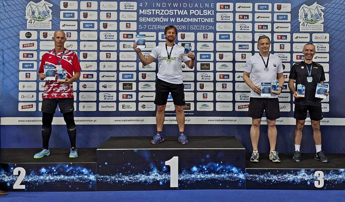 Zawodnicy na podium