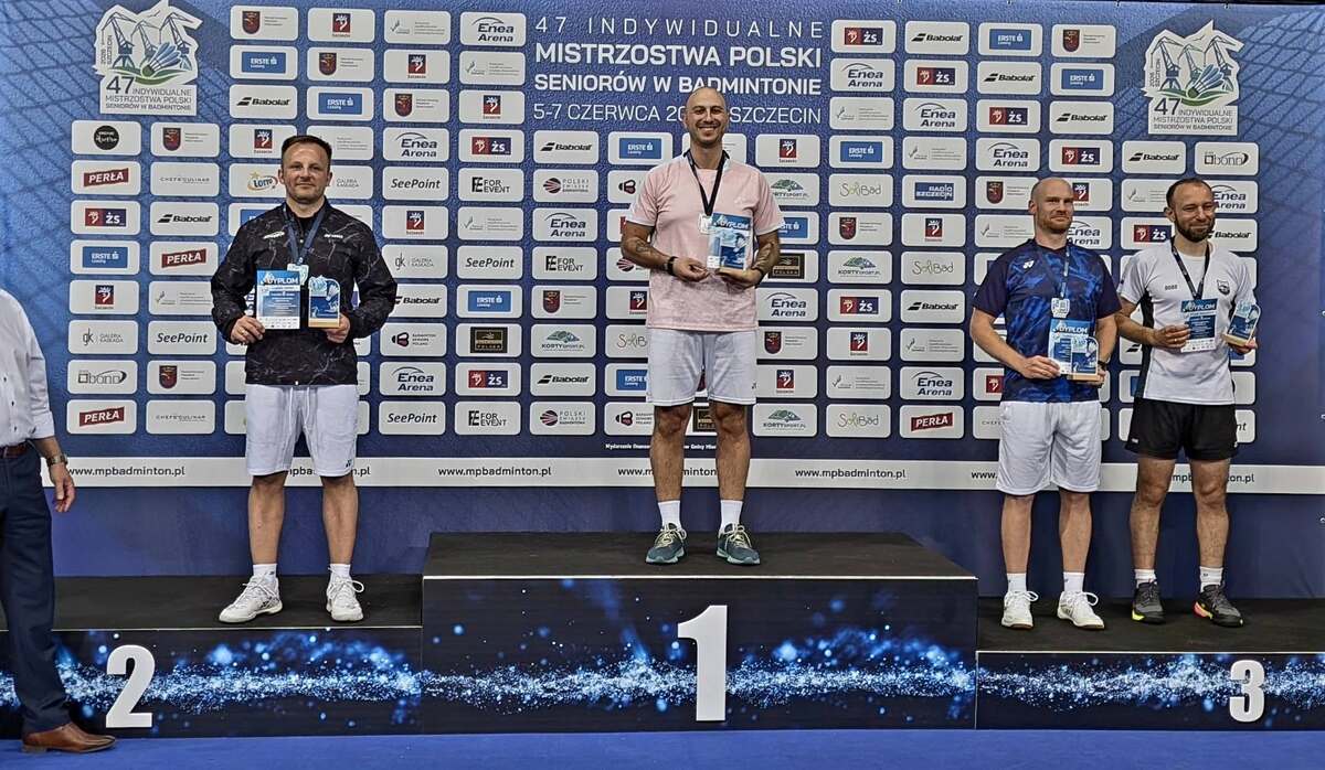 Zawodnicy na podium