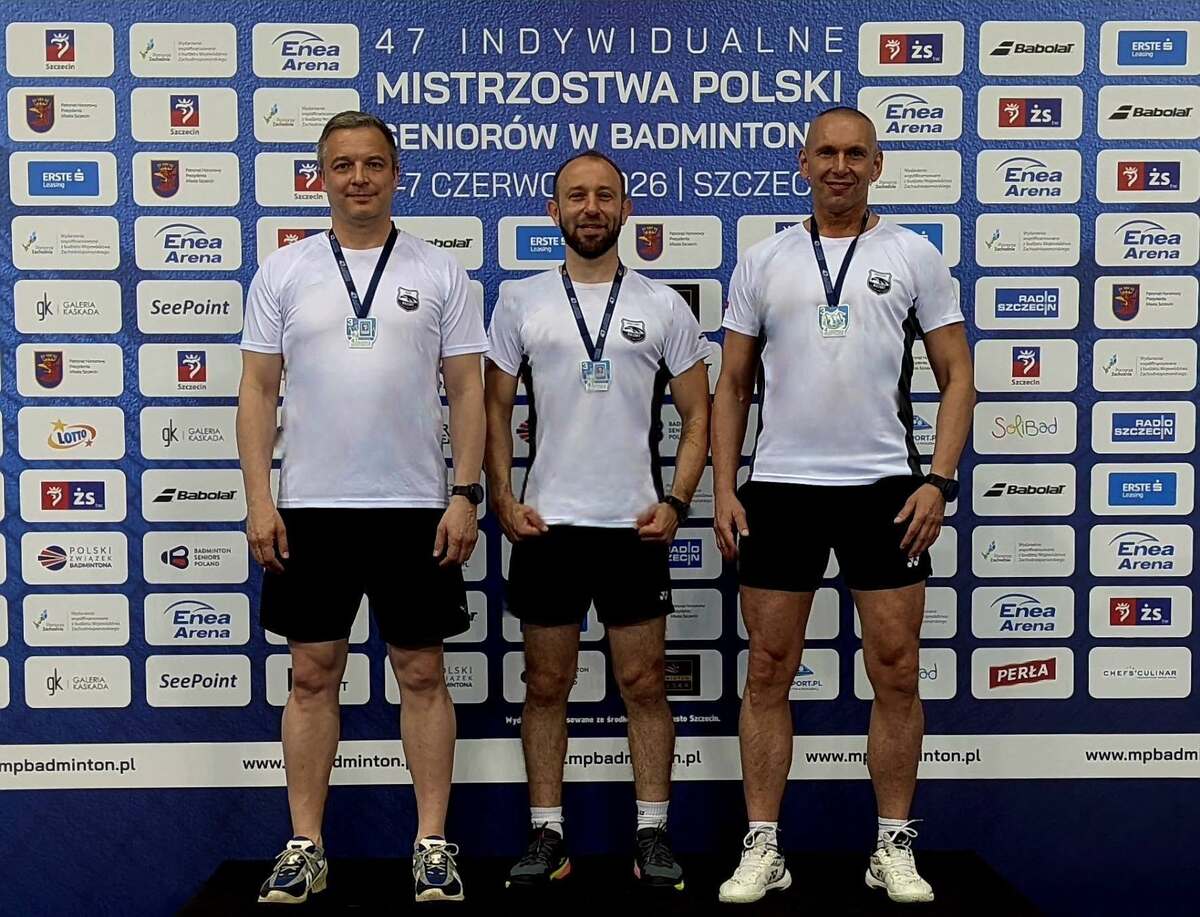 Zawodnicy na podium