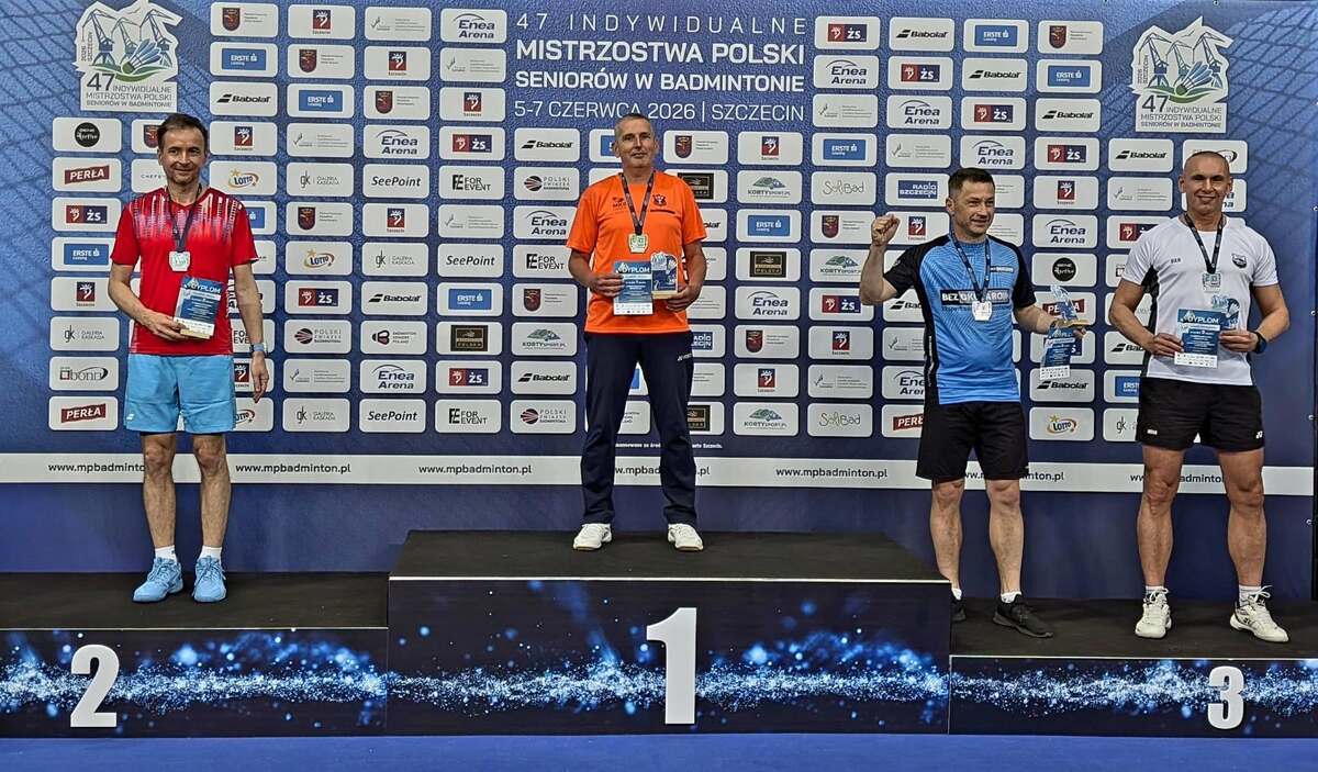 Zawodnicy na podium