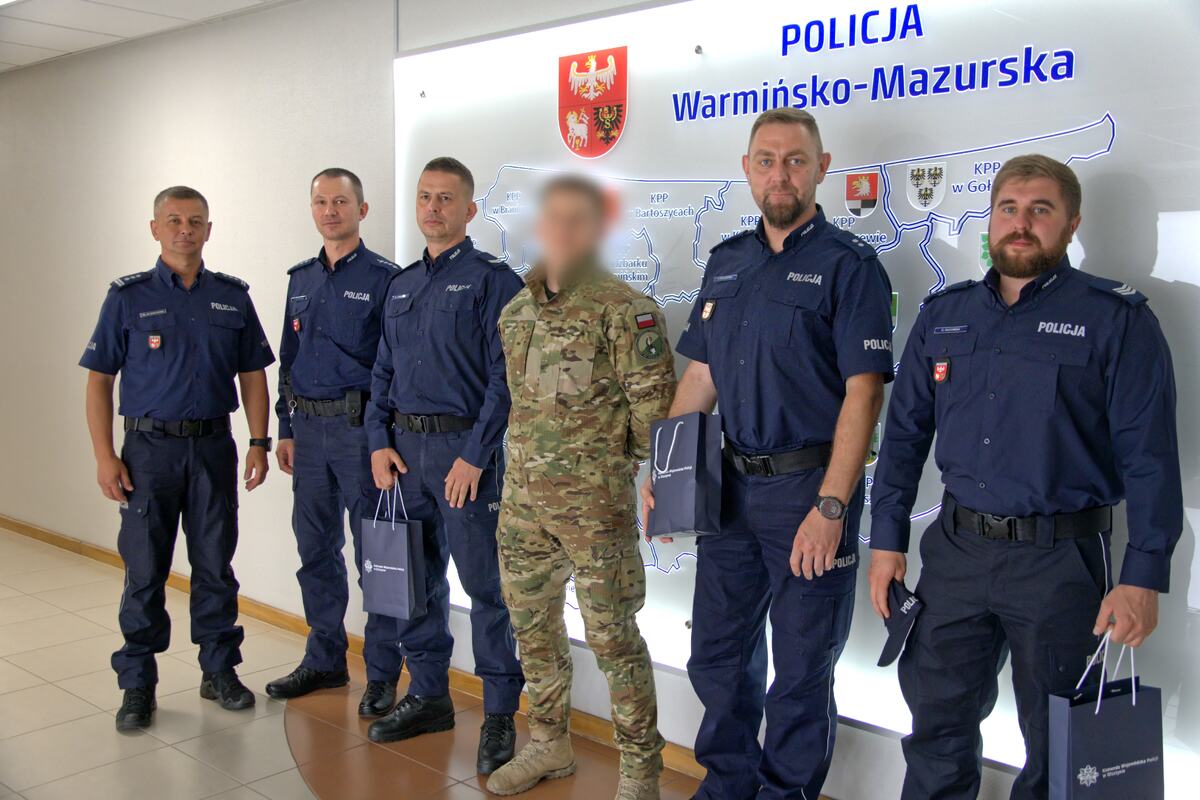 Spotkanie policjantów delegowanych do służby w Kosowie