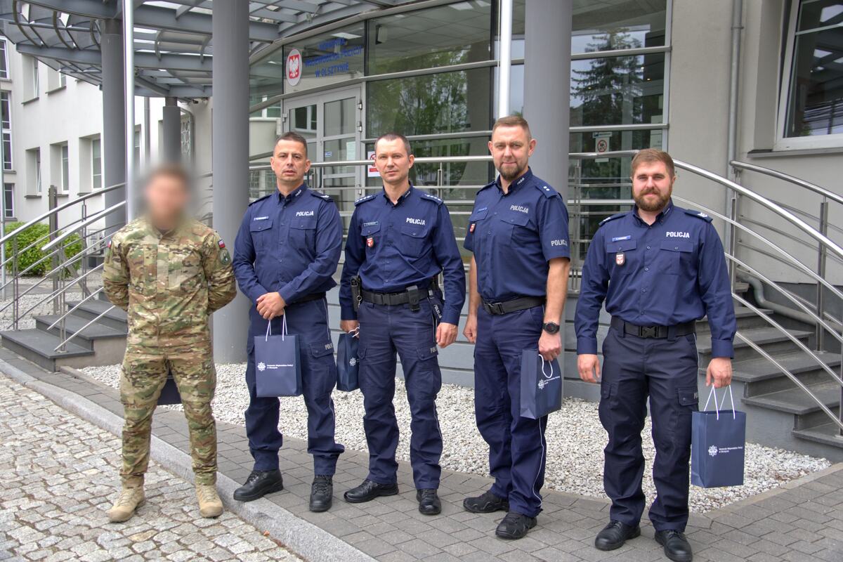 Spotkanie policjantów delegowanych do służby w Kosowie