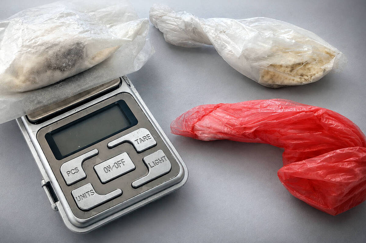 Zabezpieczone opakowania z narkotykami
