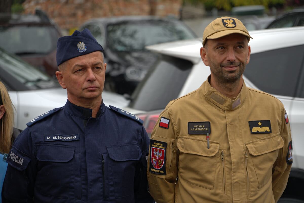 Miejsce treningu na terenie OSP Barczewo