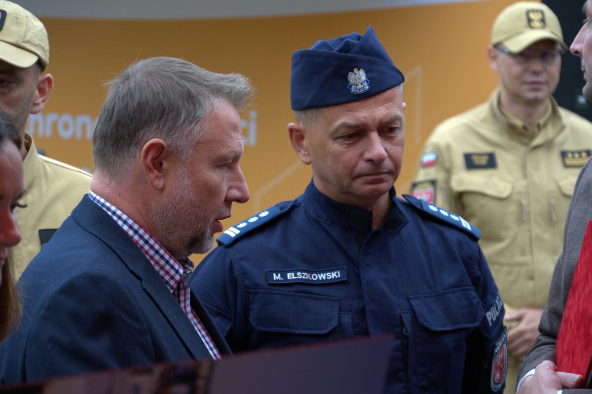 Miejsce treningu na terenie OSP Barczewo