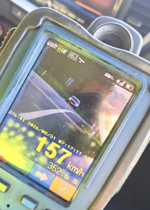 zdjęcia przekroczenia prędkości z miernika prędkości