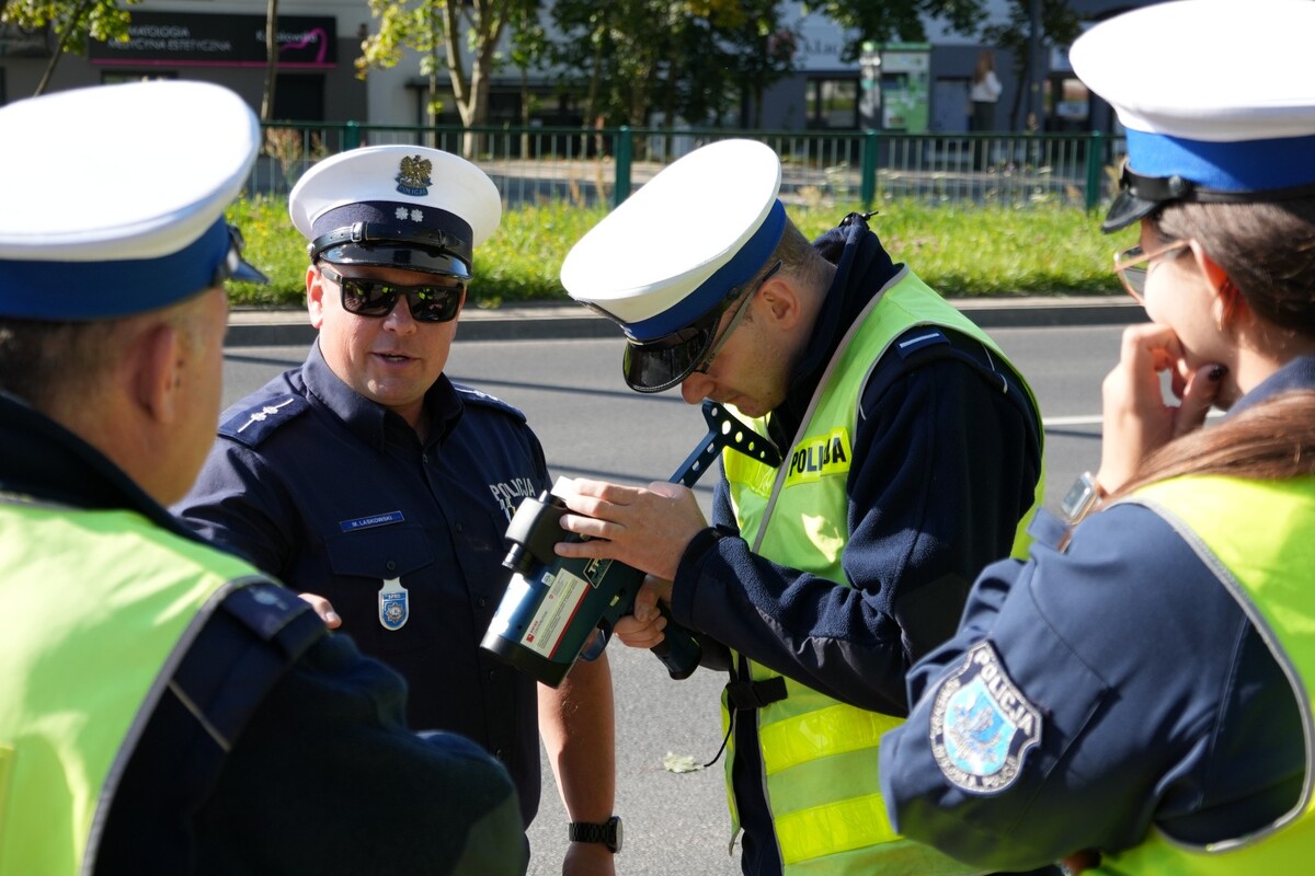 Policjanci podczas szkolenia