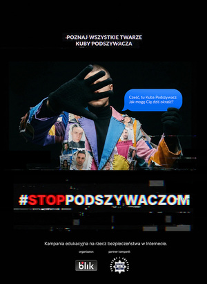 Plakat kampanii #stoppodszywaczom
