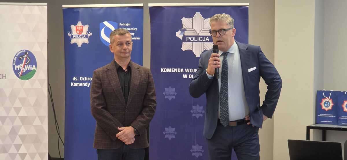 Przedsięwzięcie edukacyjnego „Siła i równowaga. Męskość, zdrowie i stres w codziennej służbie i pracy”.