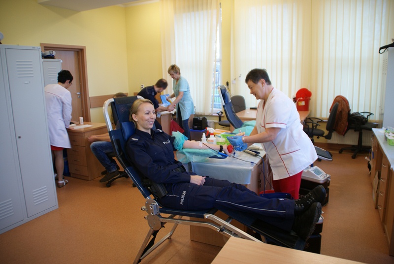 Akcja oddawania krwii w Braniewie