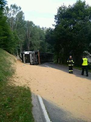 Zdarzenie drogowe w m. Dłużek
