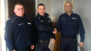 Wręczenie podziękowań