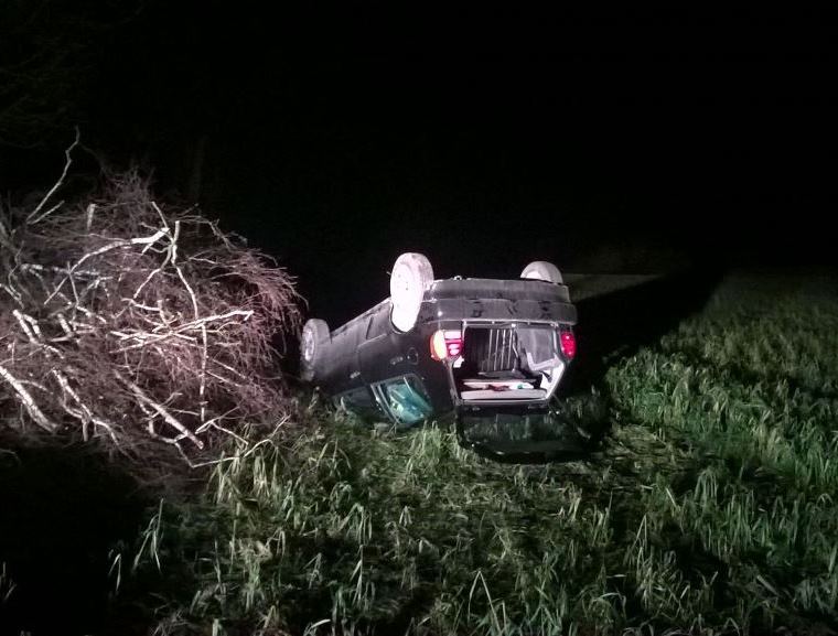 Kętrzyn - kolizja z pijanym kierowcą